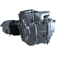 Motor Set TAO 125 ccm 1N234 manuelle Kupplung nur Kickstart silber