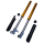 Up Side Down Standrohr I Tauchrohr Set 530mm gold
