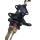 Hinterachsen Set 650mm mit Halter & Adaptern 50 - 125ccm