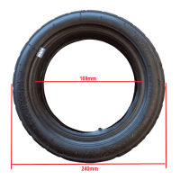 Reifen 10x2.125 tube type Sondergröße 169mm