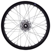 Alu Felge eloxiert 17 Zoll 1.85 hinten schwarz 15mm XB31 Typ 31
