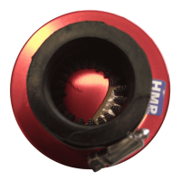 Luftfilter Metallgeflecht konisch 35mm rot