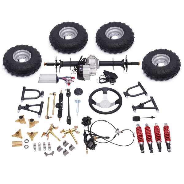 Umbausatz Elektroquad Kinderquad Cyclekart Elektro Go-Kart komplett 48V 500W