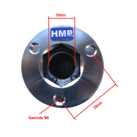 Lenkrad Adapter Snap off Quick Release Schnellverschluß schwarz