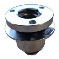 Lenkrad Adapter Snap off Quick Release Schnellverschluß schwarz