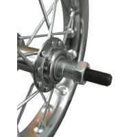 Felge Speichenfelge 8 Zoll vorne chrom für Elektro Mini Cross I E-Dirtbike