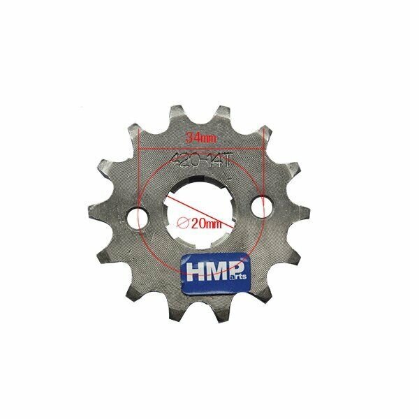 Motorrad Ritzel 20 Zähne Aus Aluminiumlegierung - Für 47cc/49cc 2-Takt ATV, Quad, Mini-Bikes