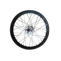 Stahl Felge 17 Zoll 1.85x17 hinten schwarz 15mm 36 Speichen