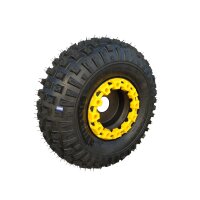 Kompletträder Felge Reifen 7 Zoll 16x8-7 Rasenprofil...