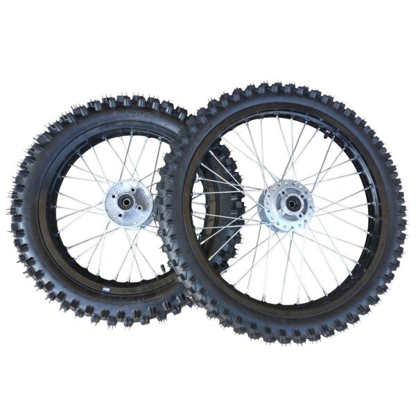 2. Wahl! Alu Felgen Räder SET schwarz eloxiert 16" / 19"