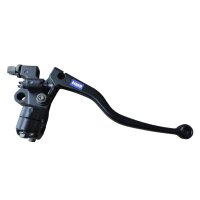 Bremshebel links mechanisch mit Spiegelhalter Lenker 22mm schwarz