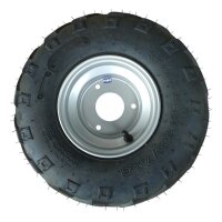 Komplettrad links silber 6 Zoll 145/70-6 3-Loch...