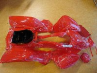 Plastik Set Verkleidung Rot für China Quad ATV...